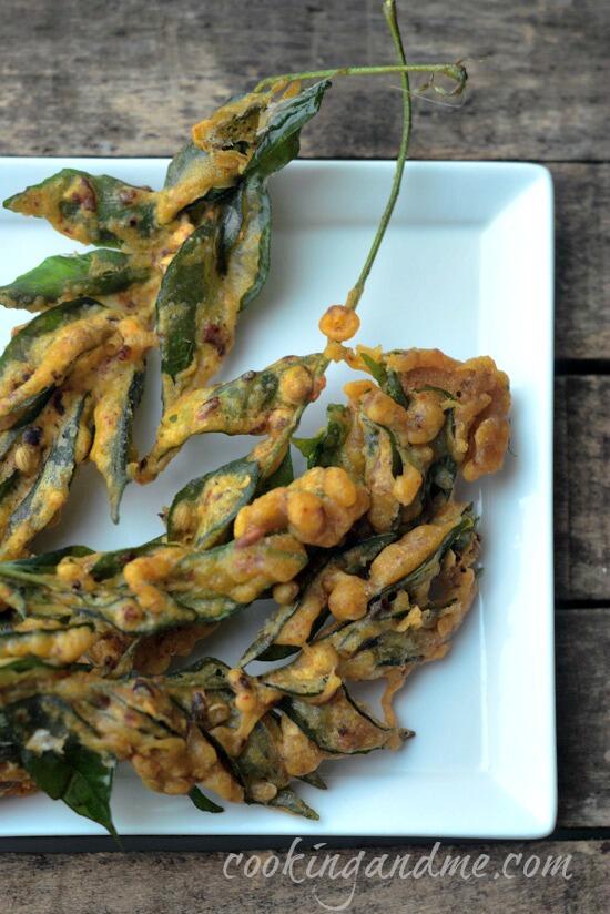 curry leaves pakoda recipe