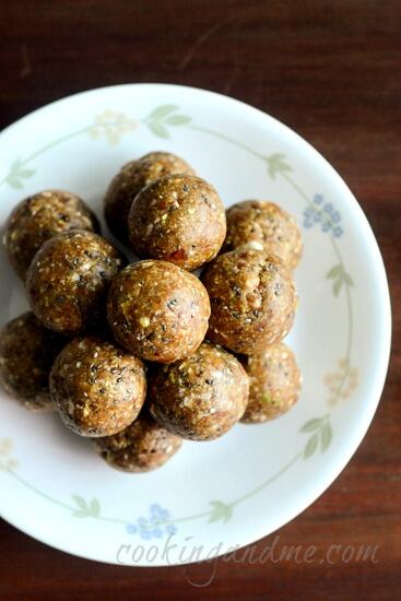oats and dates ladoo healthy diwali sweets 