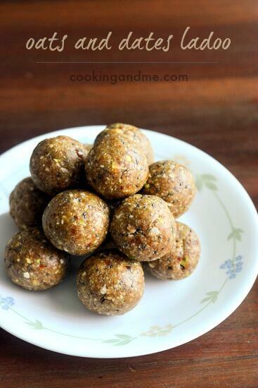 oats and dates ladoo healthy diwali sweets