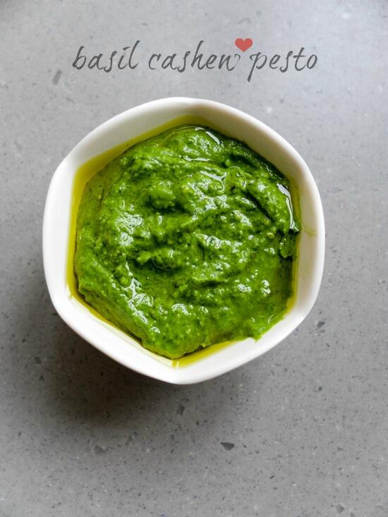 cashew basil pesto recipe