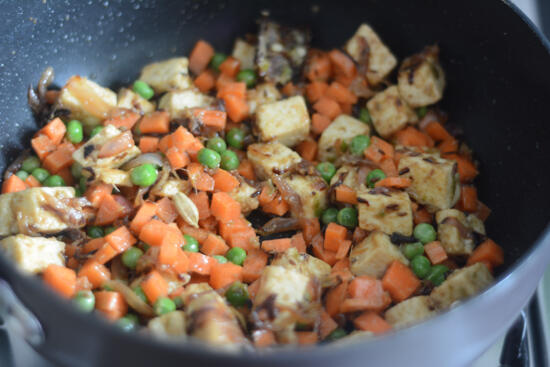 vegetable paneer biryani with brown rice recipe