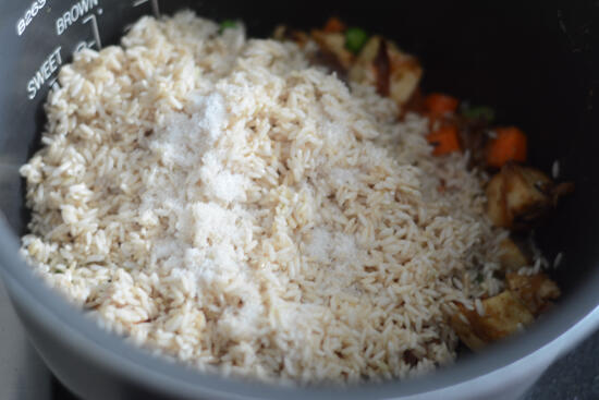 vegetable paneer biryani with brown rice recipe