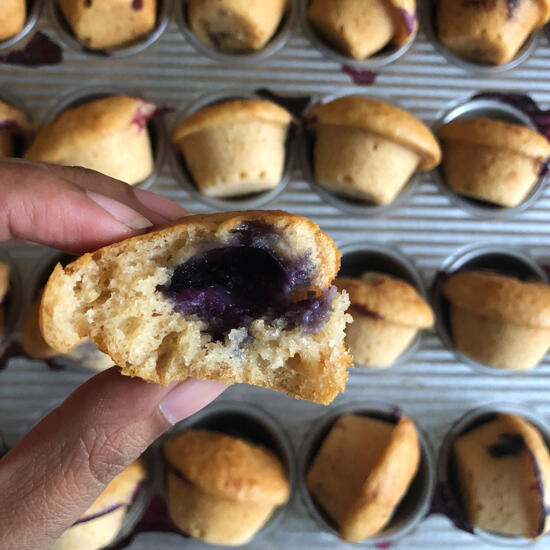 healthy blueberry muffins recipe