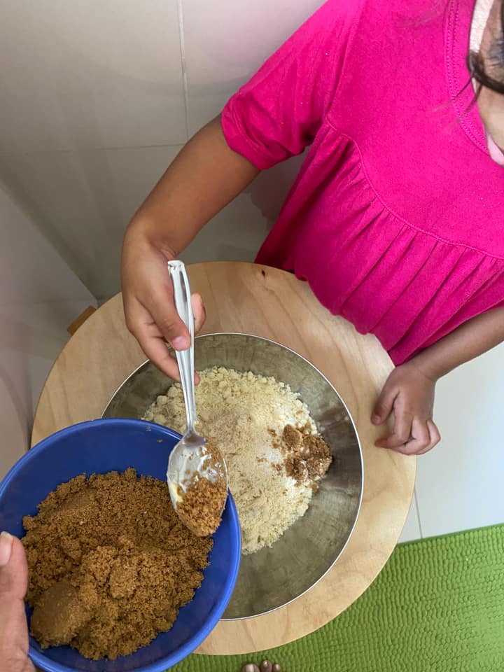 ingredients to make gluten free almond cake