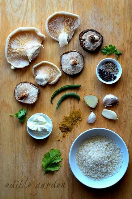 mushroom tikki ingredients