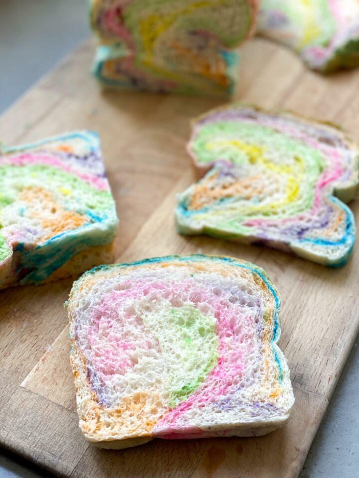 rainbow swirl bread recipe
