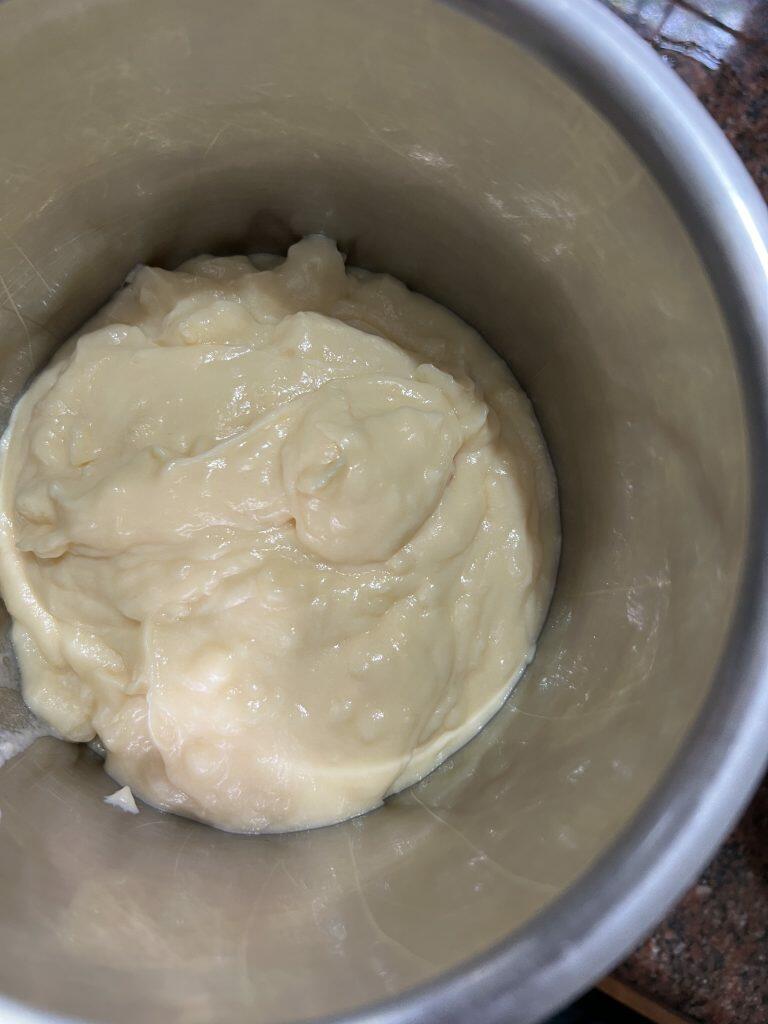 eggless pudding recipe - blending