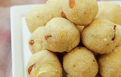 Chocolate Rava Ladoo Recipe
