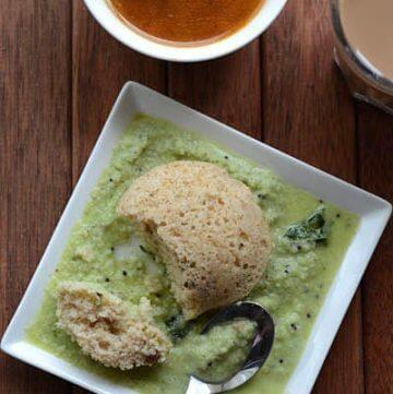 Instant Oats Idli Recipe with Rava, Step by Step