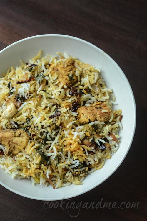 chicken dum biryani recipe, how to make chicken dum biryani