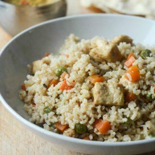 vegetable paneer biryani with brown rice recipe